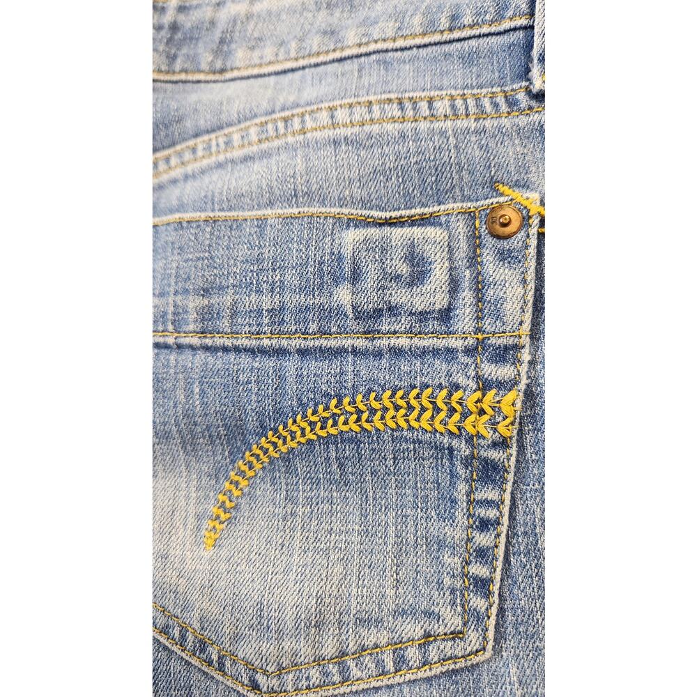 Joe's Jeans Stretch Light Wash Boot Cut Low Rise Denim Pant Jeans Size 28 - Picture 5 of 7